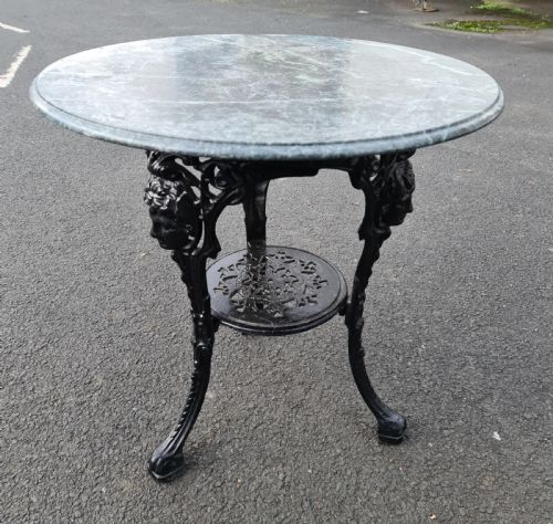 Garden/pub Table Cast Iron C1930