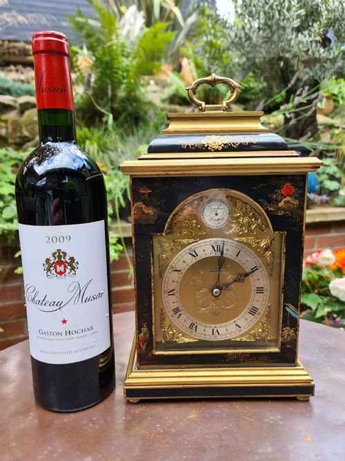 fig 1. Quality Lacquered Bracket Clock by Elliott of London