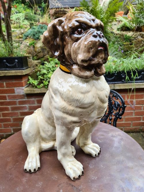 Lifesize Ceramic Pug C1940