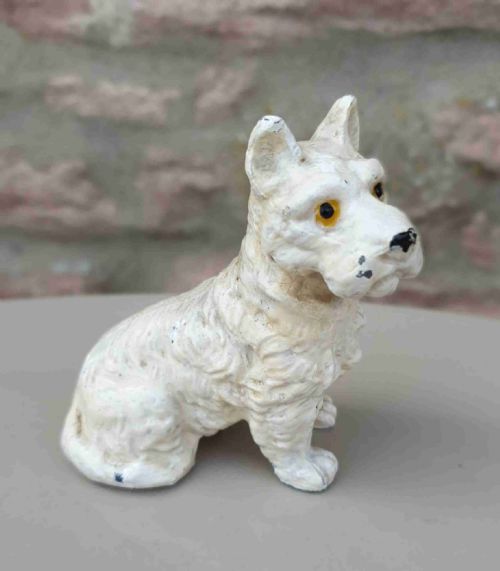 “Westie” (West Highland Terrier) Cast Metal Sculpture