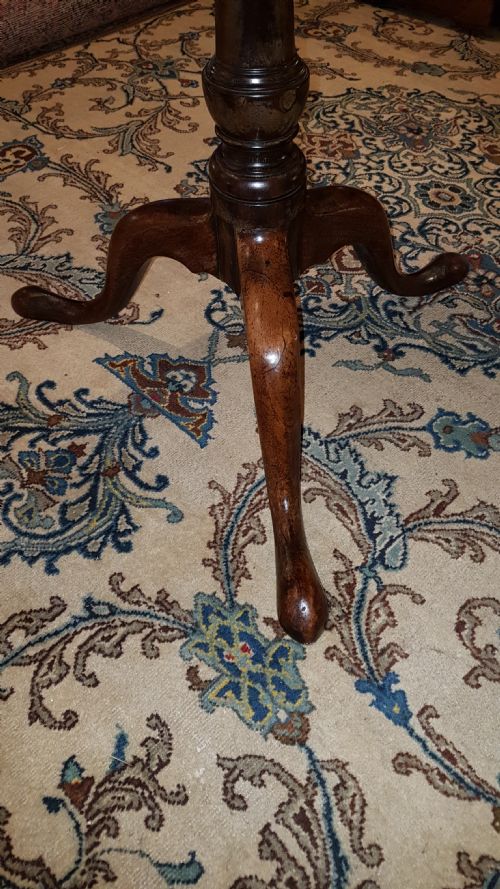 fig 1. Finest Quality George 11 Cuban Mahogany Wine Table c.1750