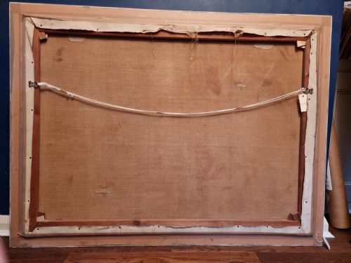 MARK INGRAM BEAUTIFUL LARGE FRAMED PAINTING ON CANVAS C1960 - ADDITIONAL PHOTO 2