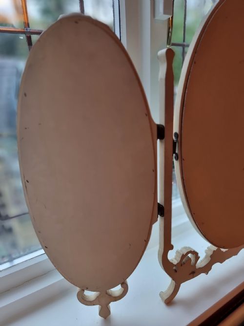 STYLISH TRIPLE DRESSING TABLE MIRROR C1930 - ADDITIONAL PHOTO 8
