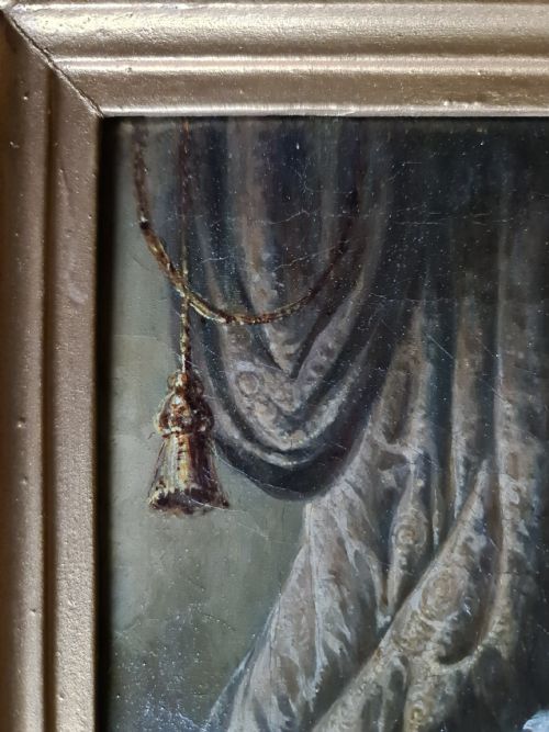 PAIR OF 19TH CENTURY OIL ON CANVAS PAINTINGS - ADDITIONAL PHOTO 7
