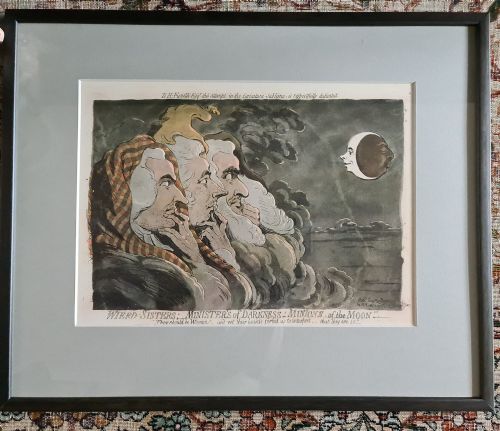 Weird Sisters Print "Ministers of Darkness, Minions of the Moon" by Gilray