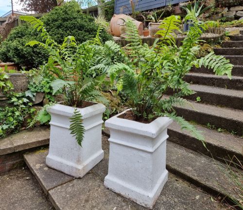 19TH CENTURY CHIMNEY POT PEDESTALSPLANTERS - ADDITIONAL PHOTO 2