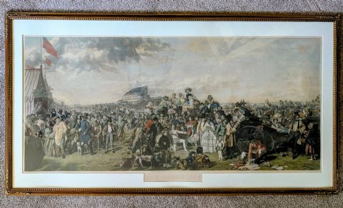 Large 19th Century Print After William Powell Frith. 'The Derby Day'