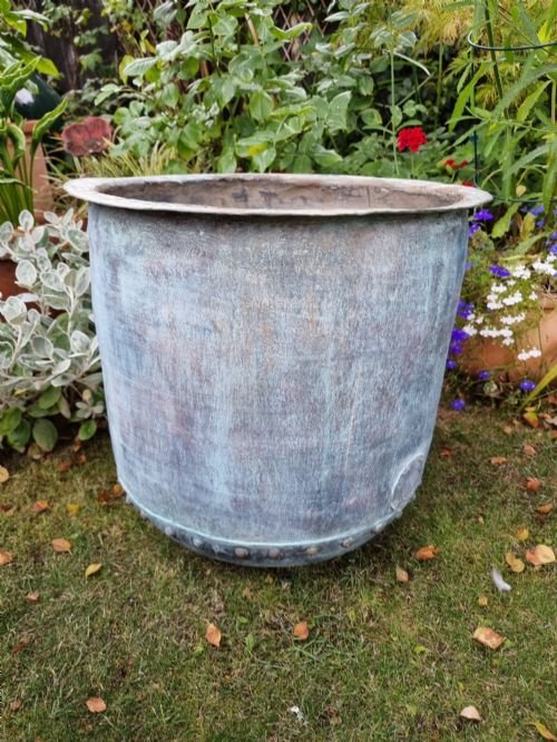 Huge French Copper Garden Display Pot