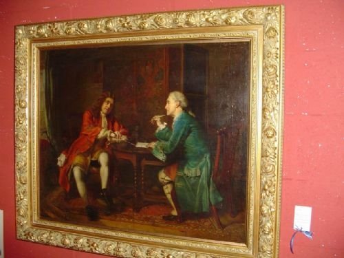 Large 19thc. Oil Painting. By William Maw Egley