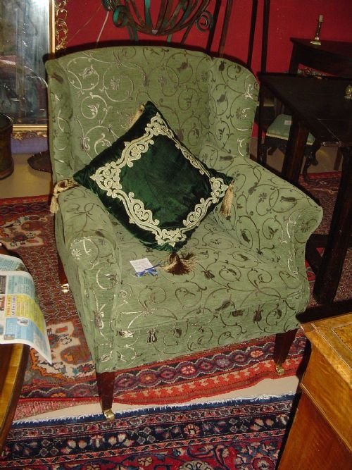 Victorian Wing Armchair. C.1890