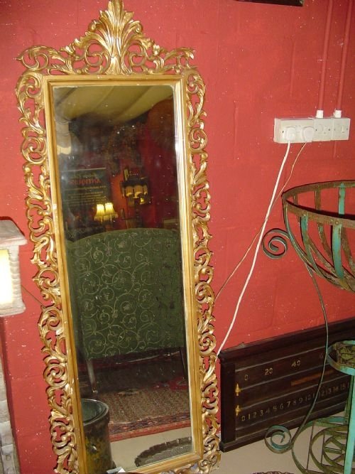 Large Rococco Style Dressing Mirror. C.1900-1930.