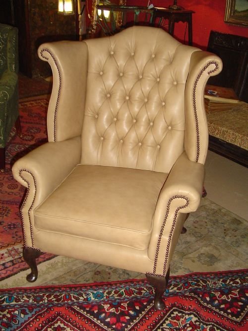Good Looking Georgian Style Wing Armchair. 20th. C.