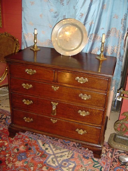 George 111 Country Oak Chest. C1780