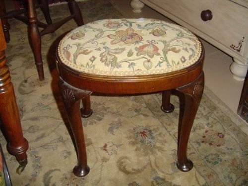 Mahogany Dressing Table Stool.