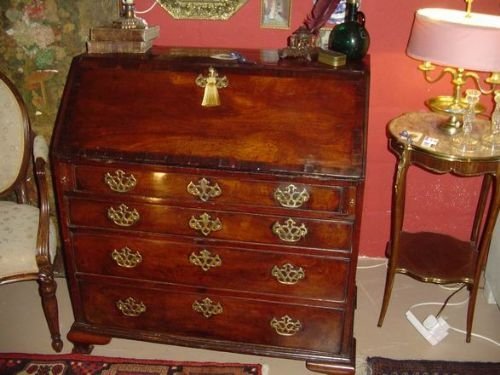 Regency Mahogany Bureau. C.1800