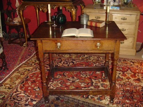 George 11 Oak Side Table. C.1740.