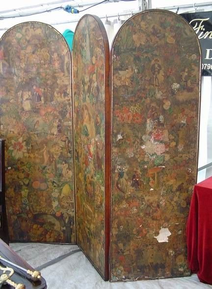 Victorian Scrap Screen. C.1860.