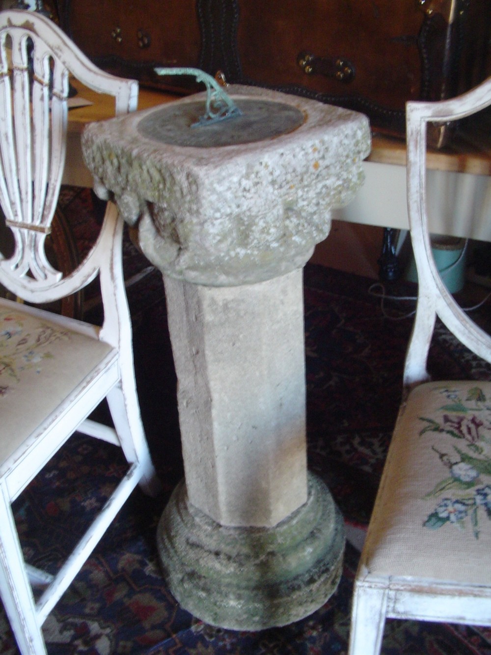 18th century and later Stone Sundial.