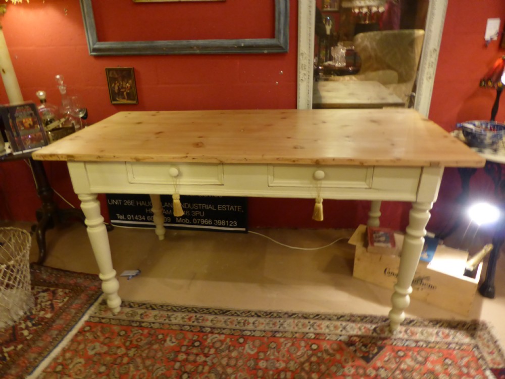 Pine Farmhouse Kitchen Table