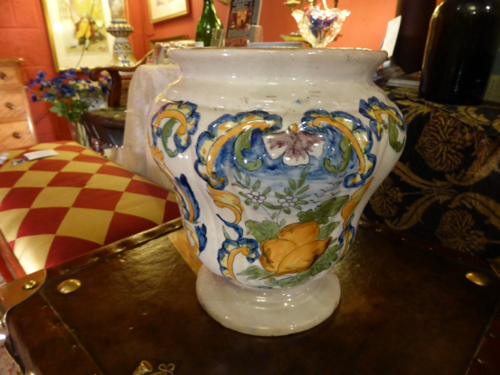 18th Century Ceramic Apothecary Jar