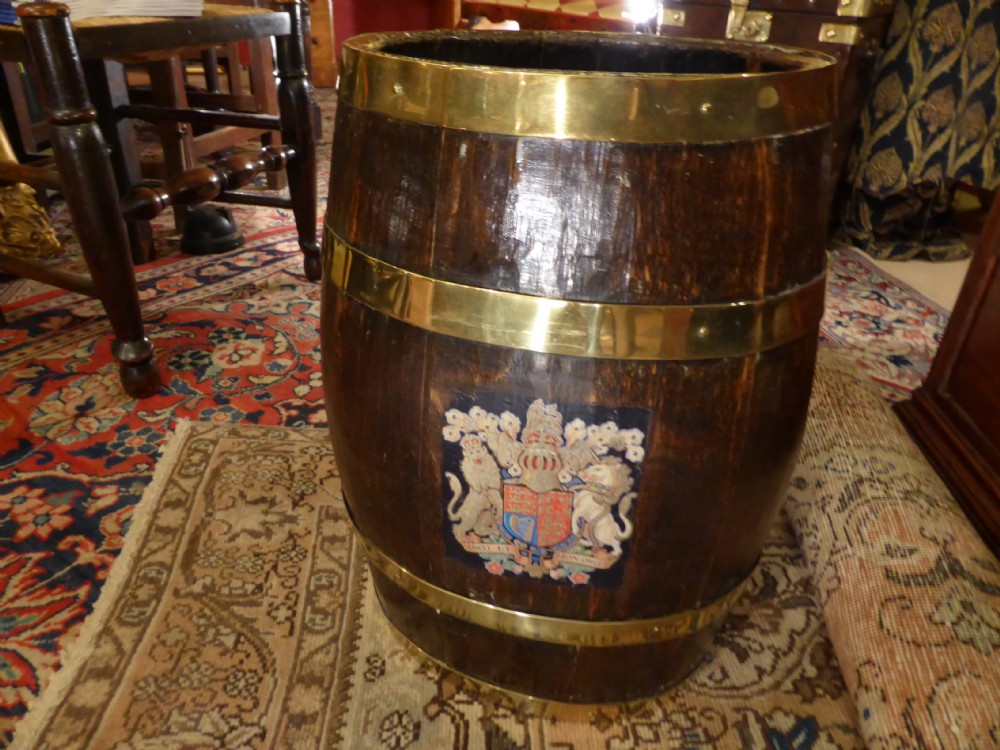  19th c. Stick Stand in style of Coopered Barrel