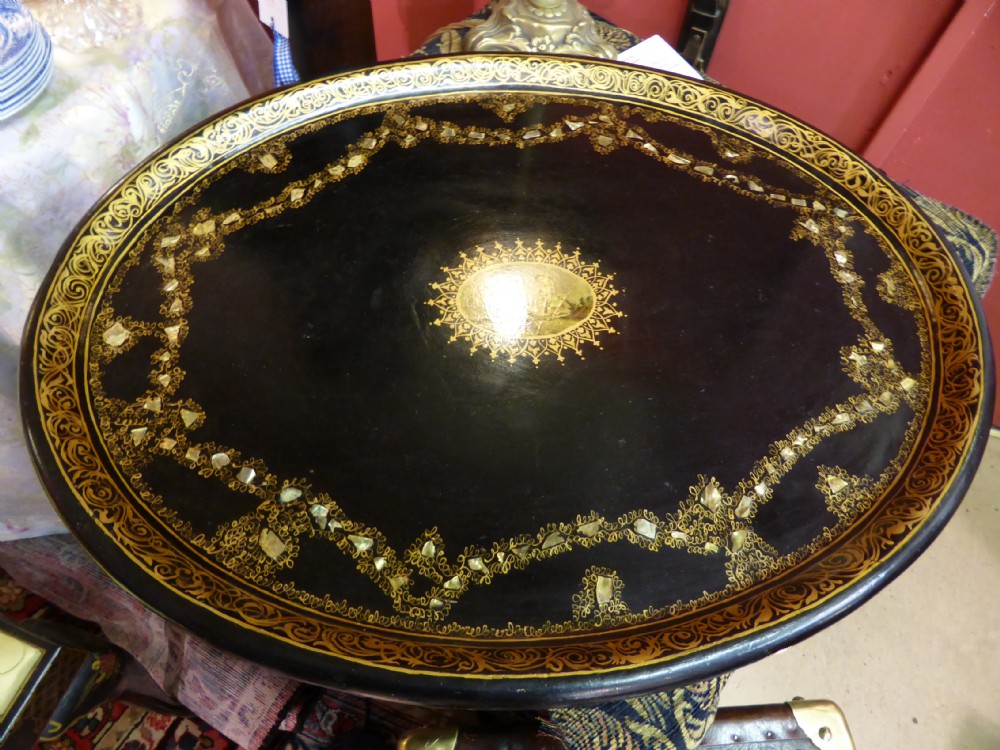 Attractive late 19th century Papier Mache Tray