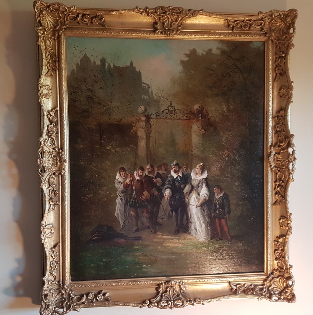 Early 19th century Oil on Canvas by “Carlo Rossi” (1775-1849)