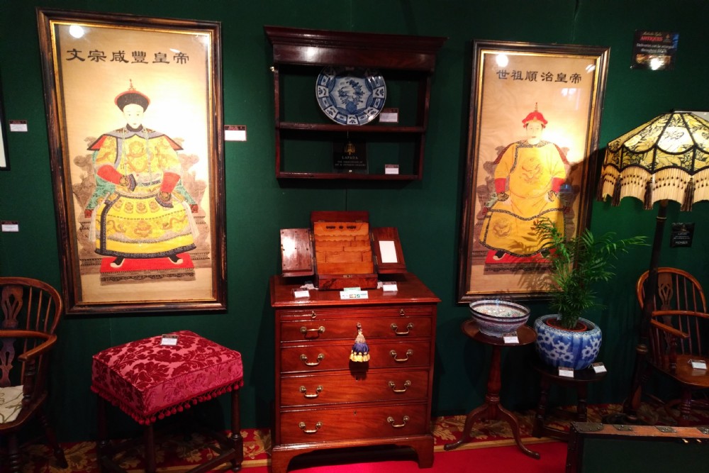 A Large pair of 19th Century Chinese Paintings on Pith paper View II