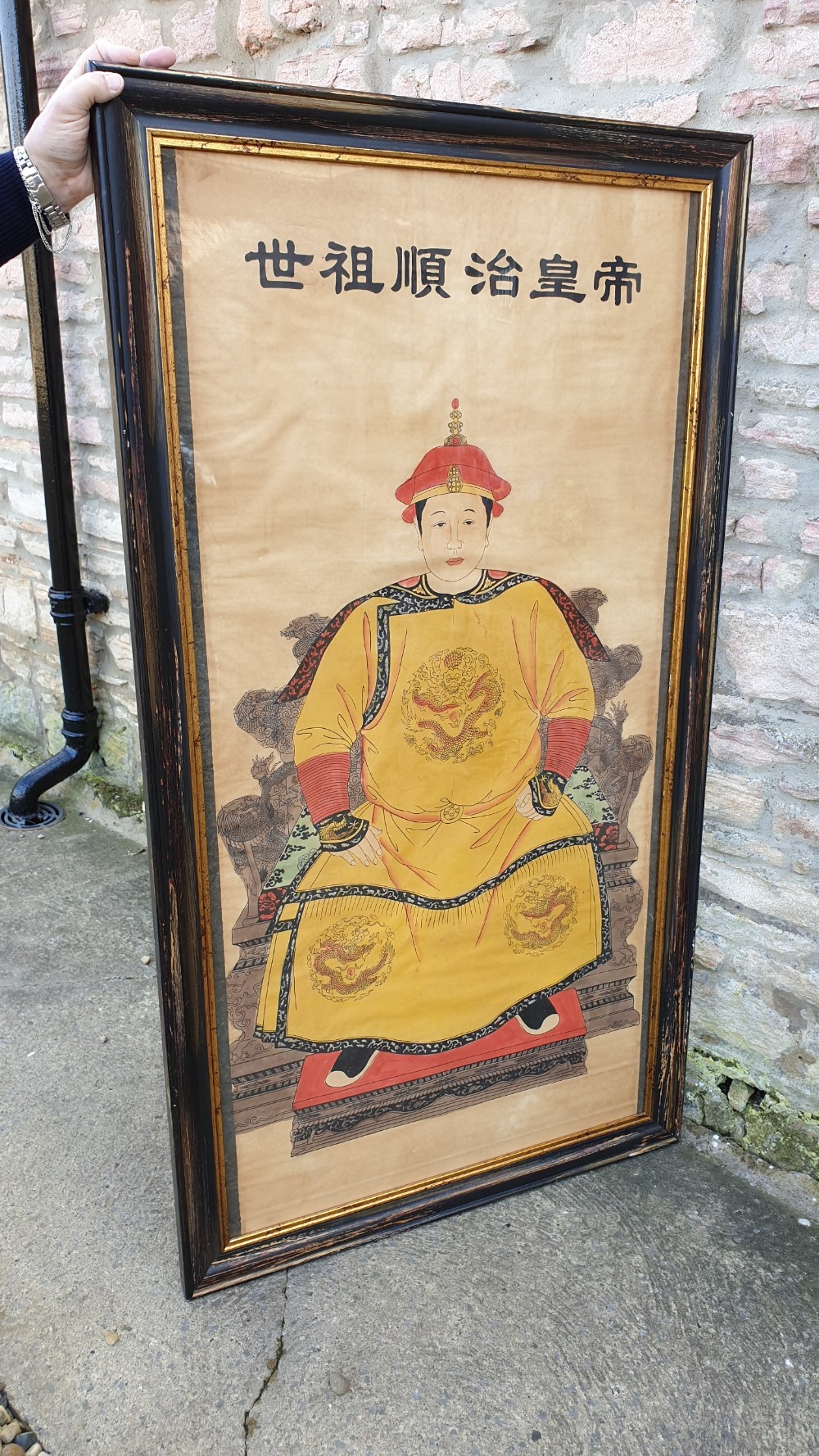 A Large pair of 19th Century Chinese Paintings on Pith paper View III