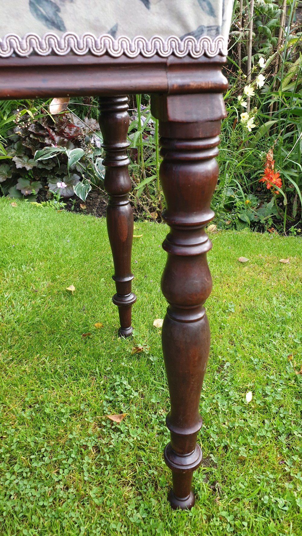 Early Victorian Lounge Stool View II