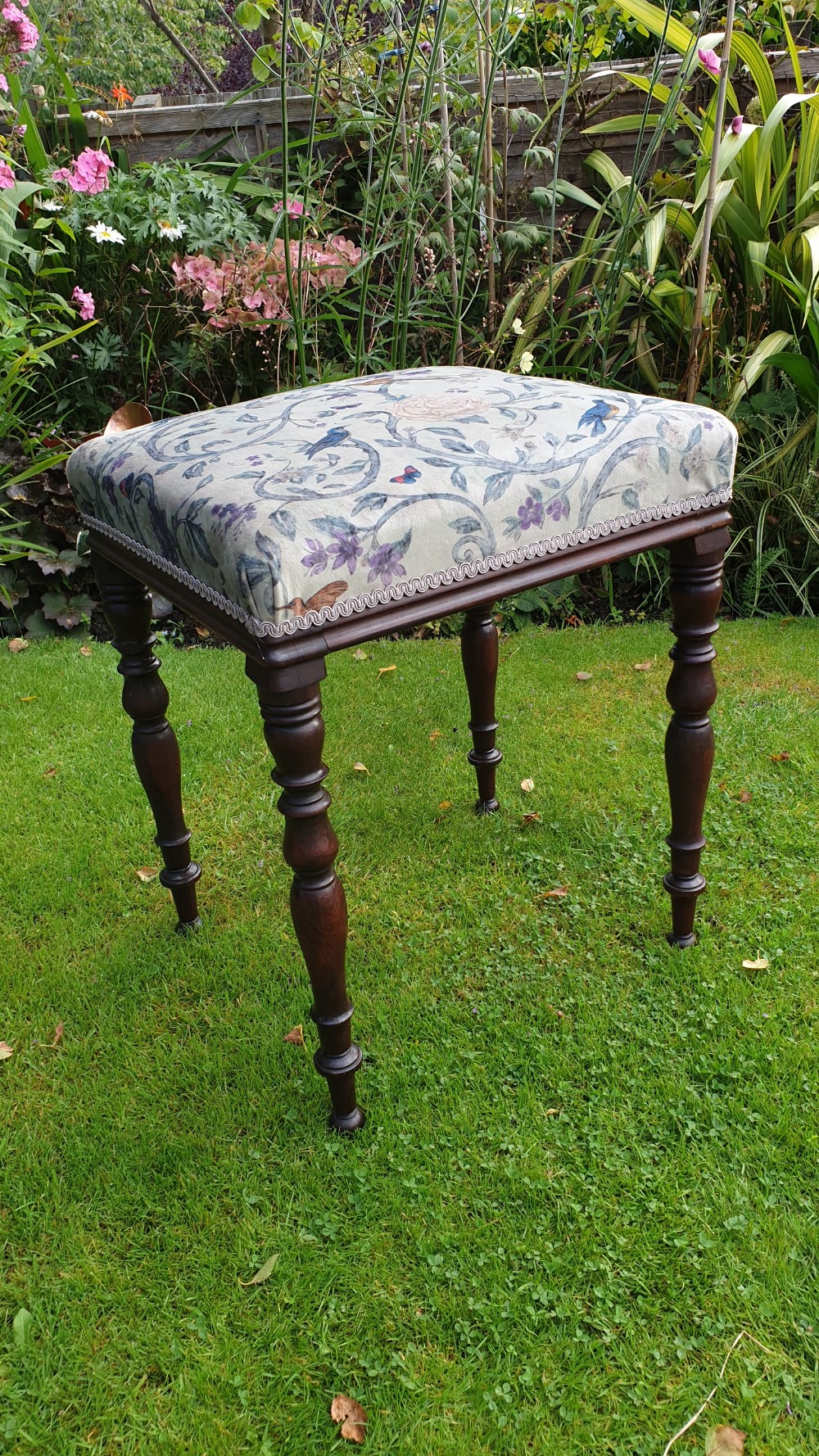 Early Victorian Lounge Stool View IV