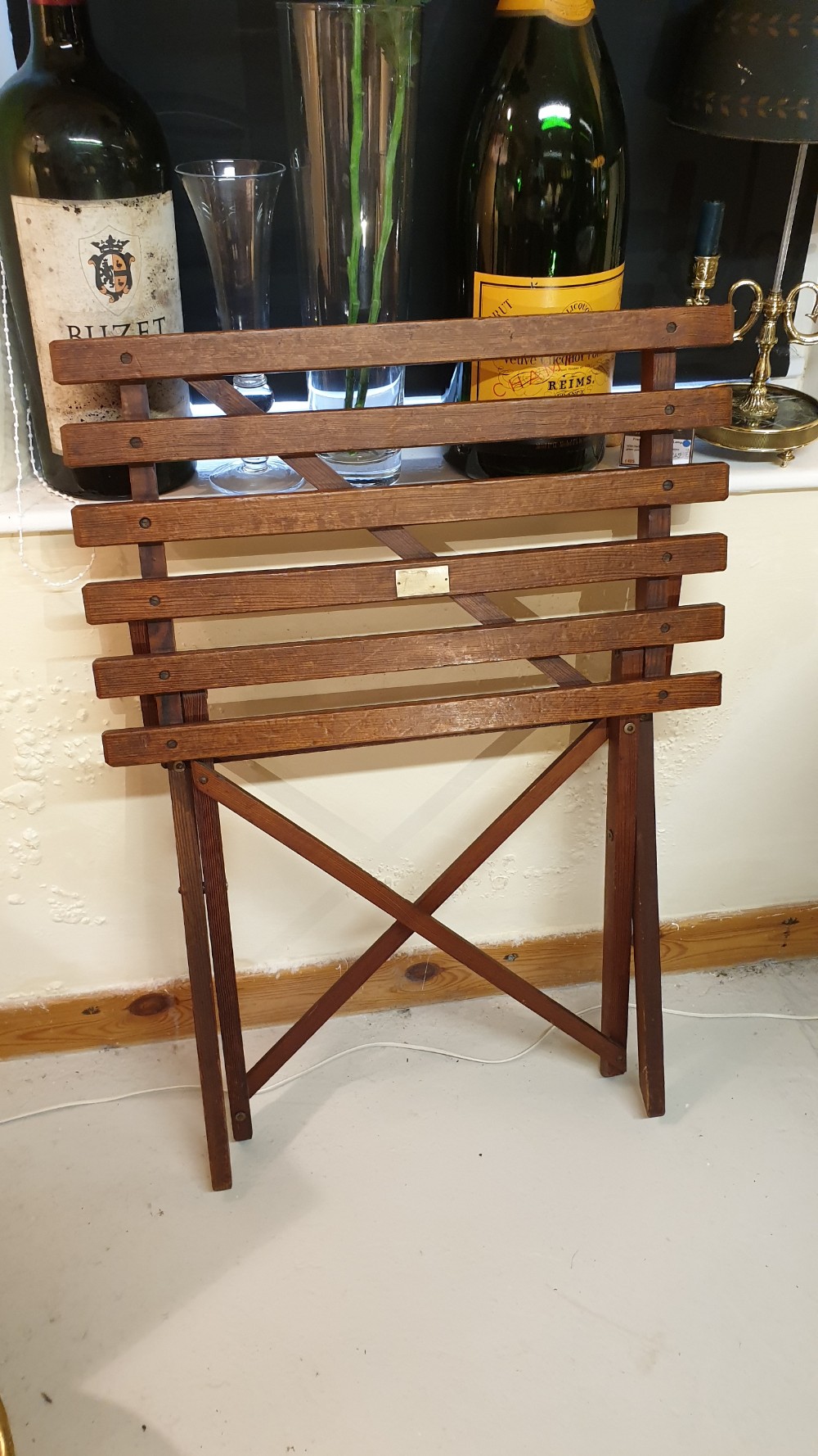 Folding Luggage Rack View III