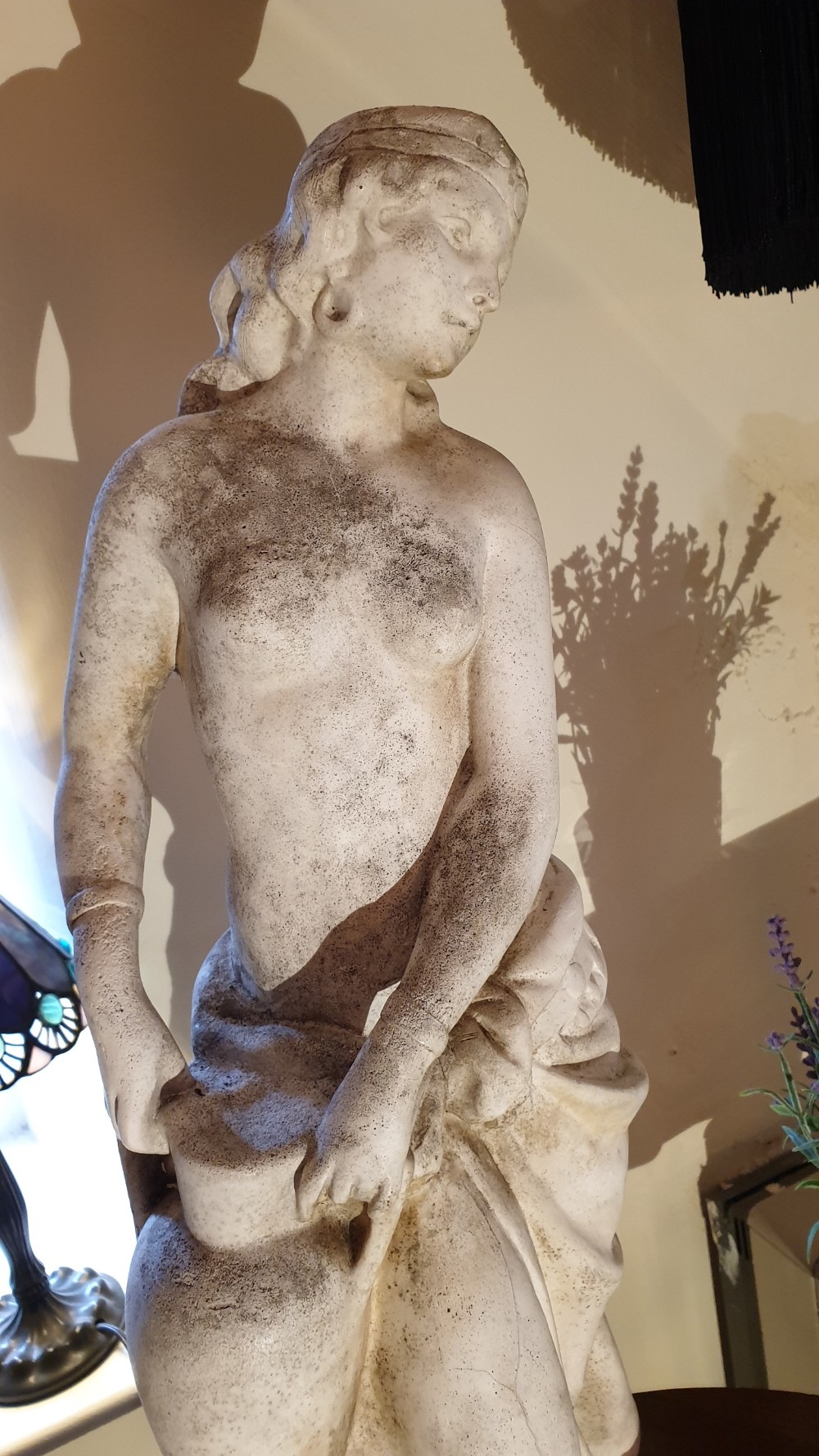 Water Carrier- Plaster Model of Maiden.  c.1930. View II