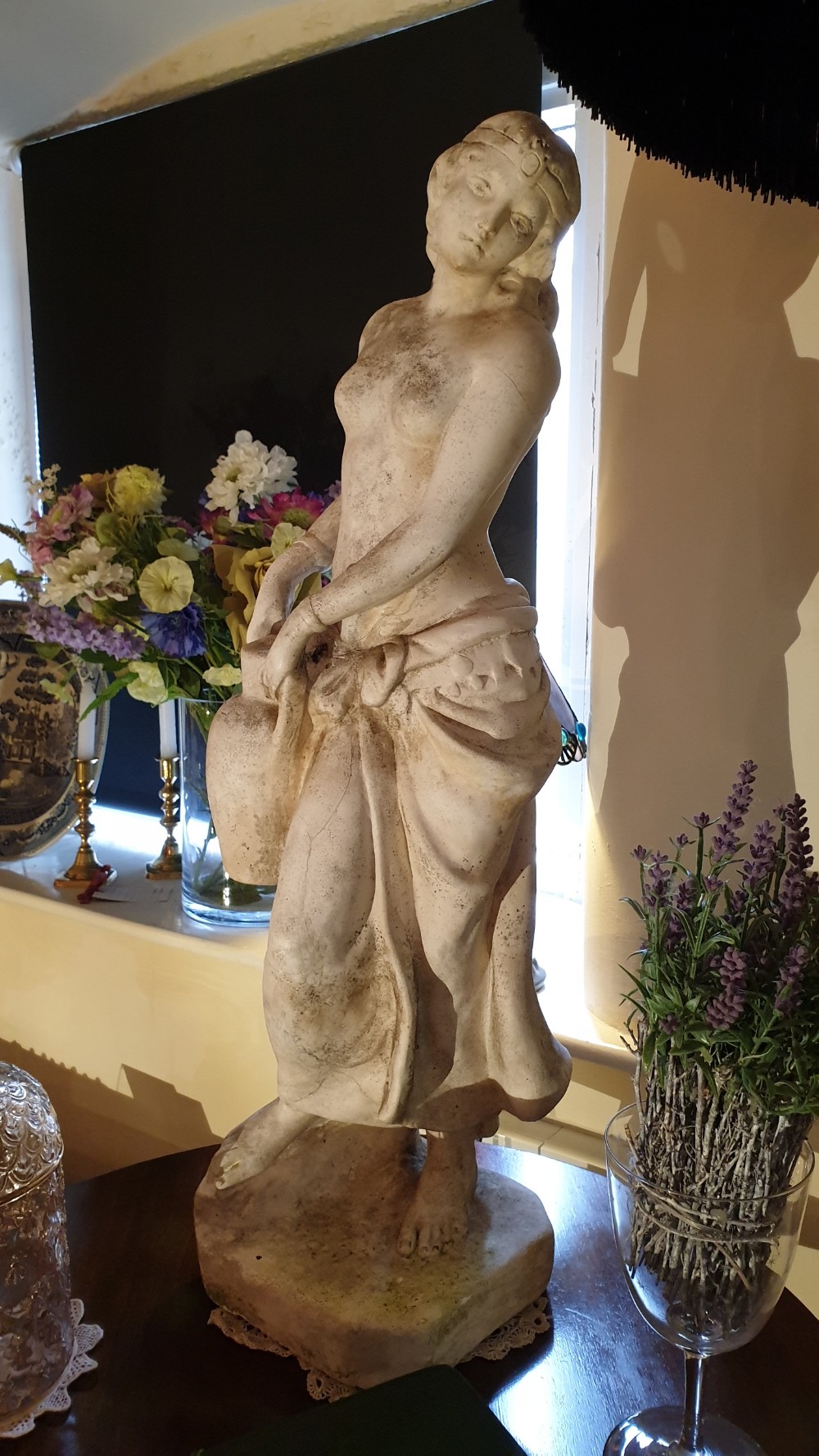 Water Carrier- Plaster Model of Maiden.  c.1930. View V