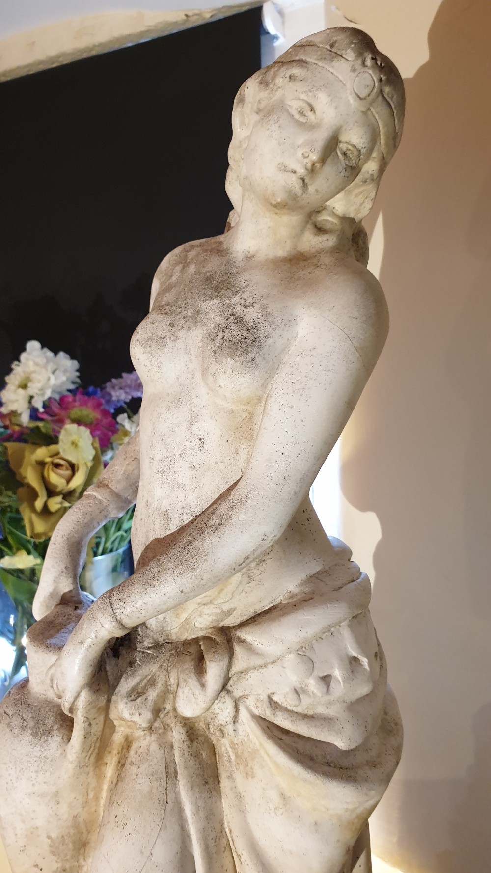 Water Carrier- Plaster Model of Maiden.  c.1930. View VI