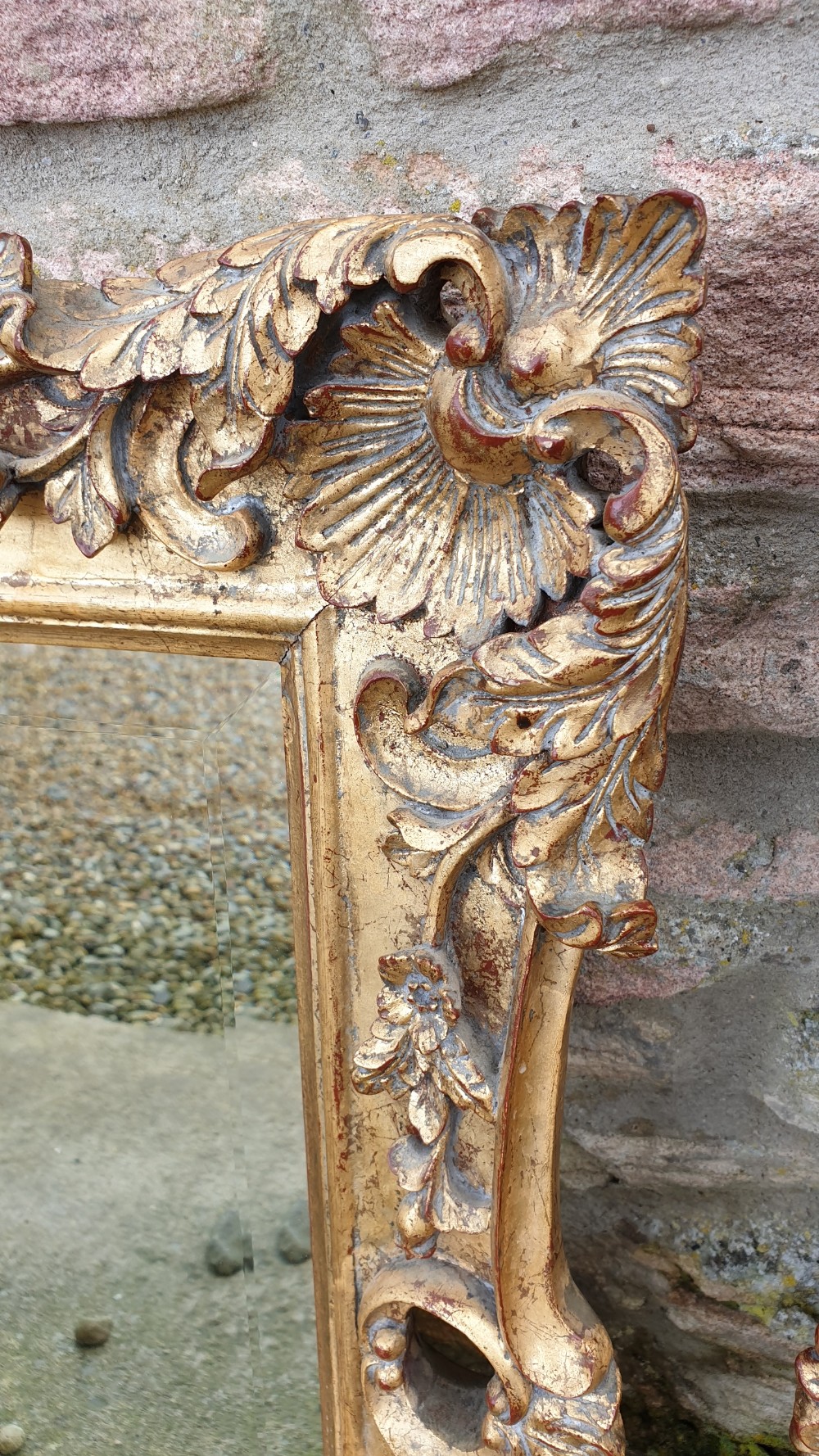 Pair of Edwardian Carved Giltwood Mirrors. c.1910. View III