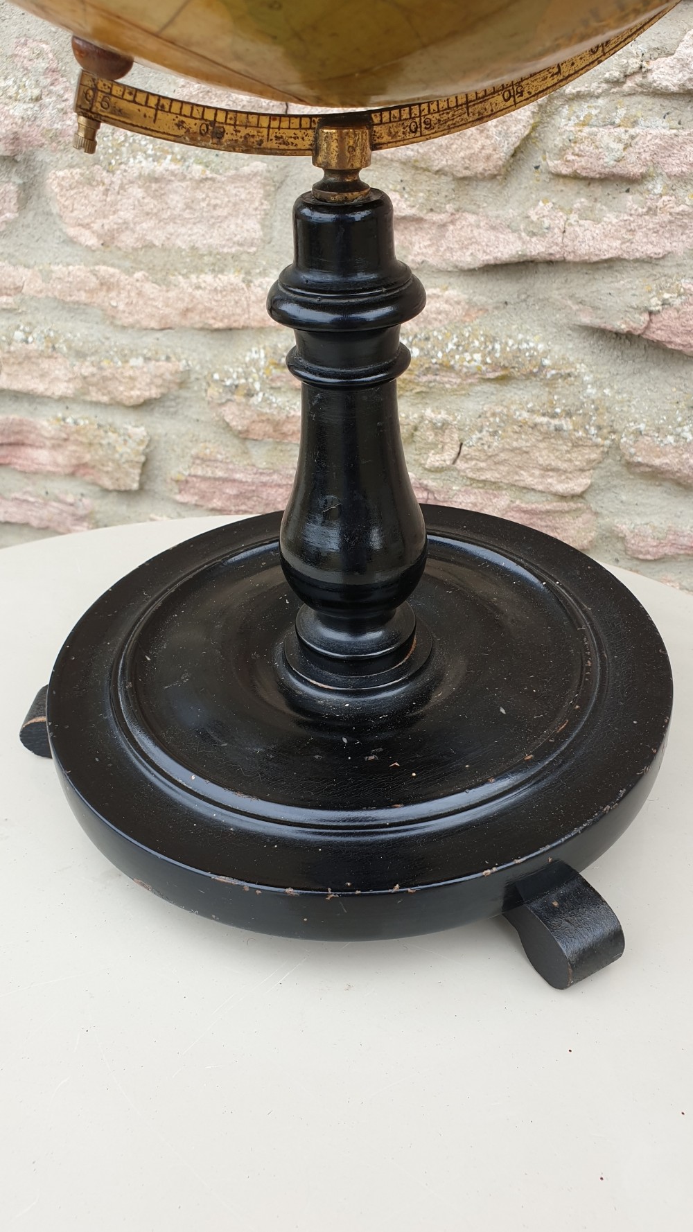 1920's Phillips 12 inch Relief Globe View VI