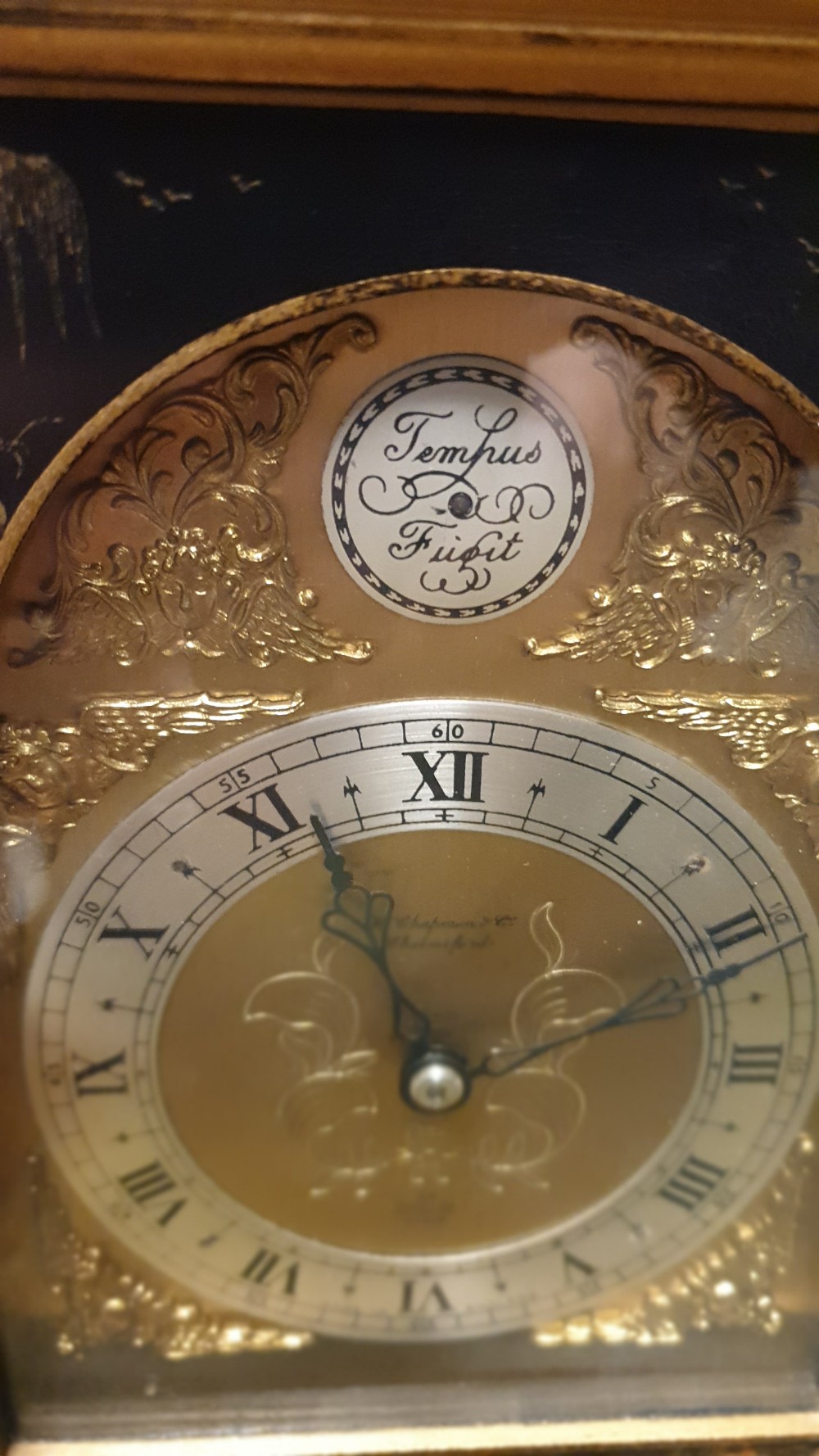 Quality Lacquered Bracket Clock by Elliott of London View III