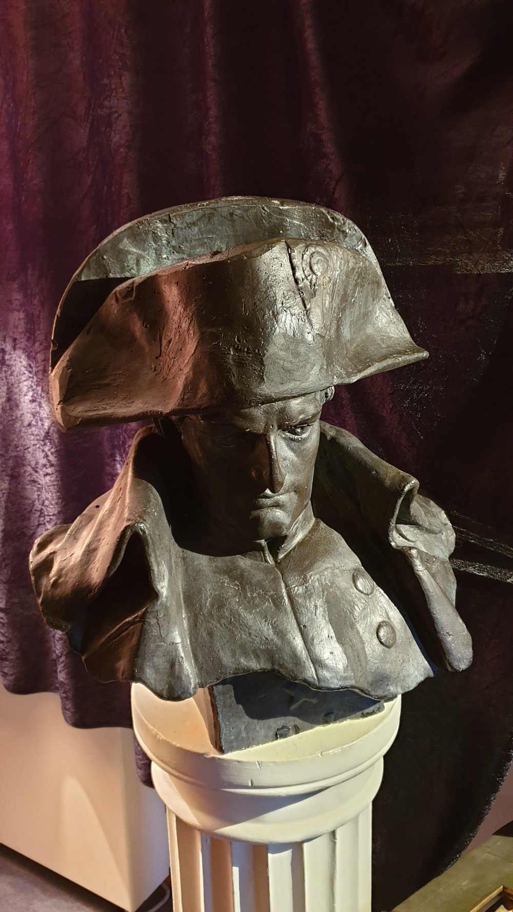 Substantial French Plaster Bust of Napoleon View III