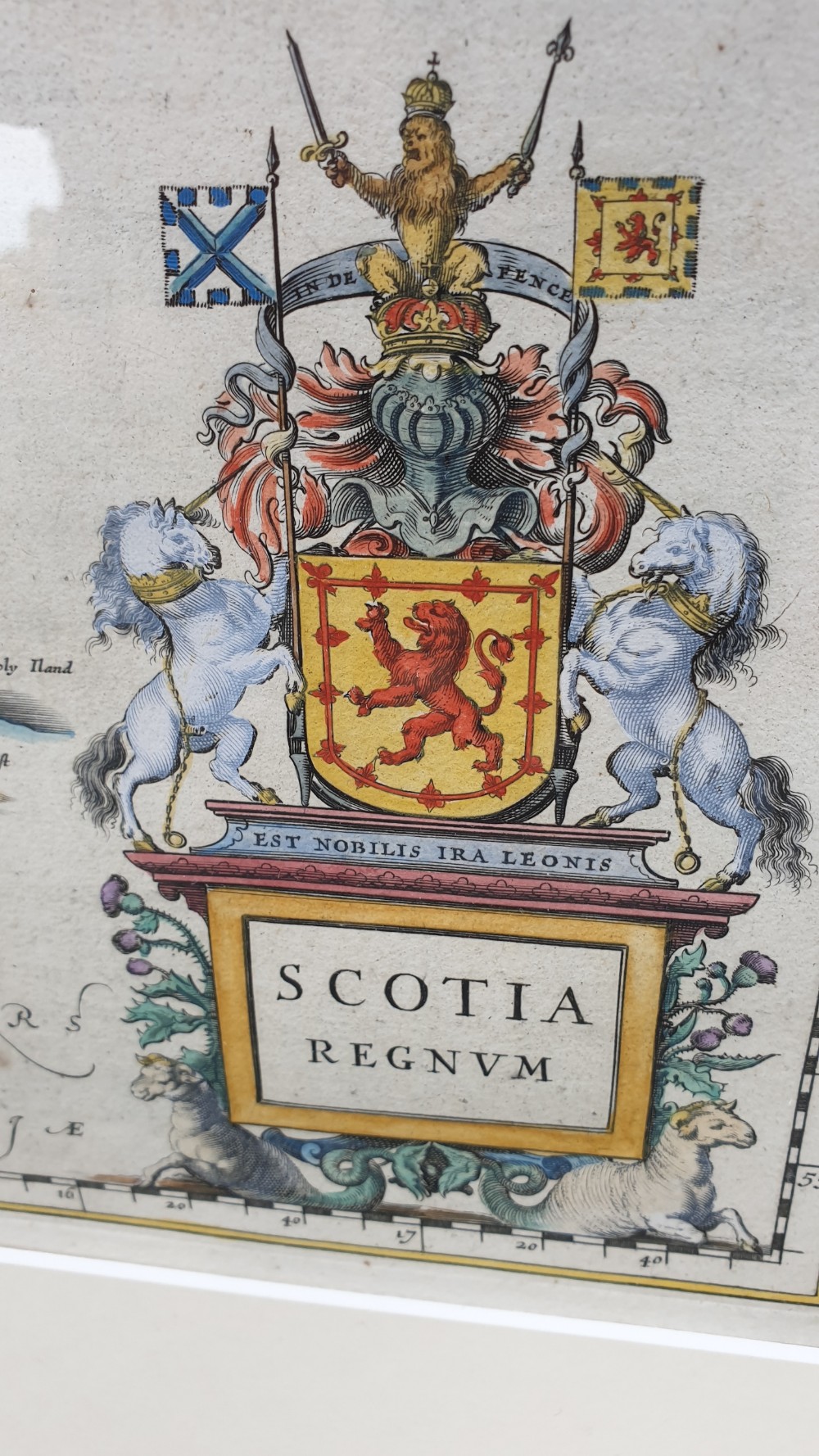 Willem Blaeu Map of Scotland c1635 View III