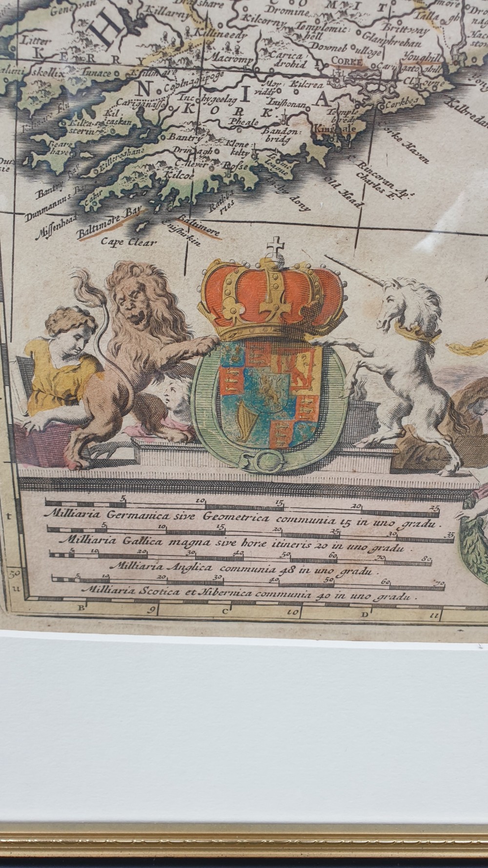 Frederic de Wit Map of England, Wales, Scotland and Ireland c1690 View III