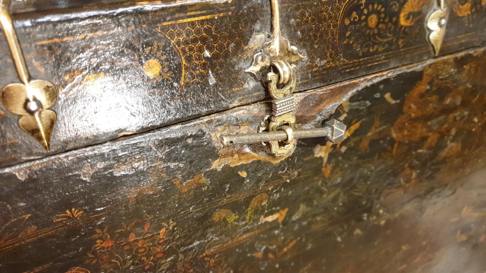 Fabulous 19th Century Unusual Chinese Trunk View IV
