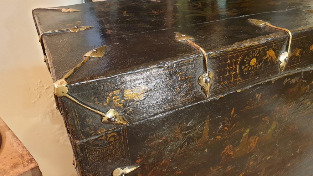 Fabulous 19th Century Unusual Chinese Trunk View V
