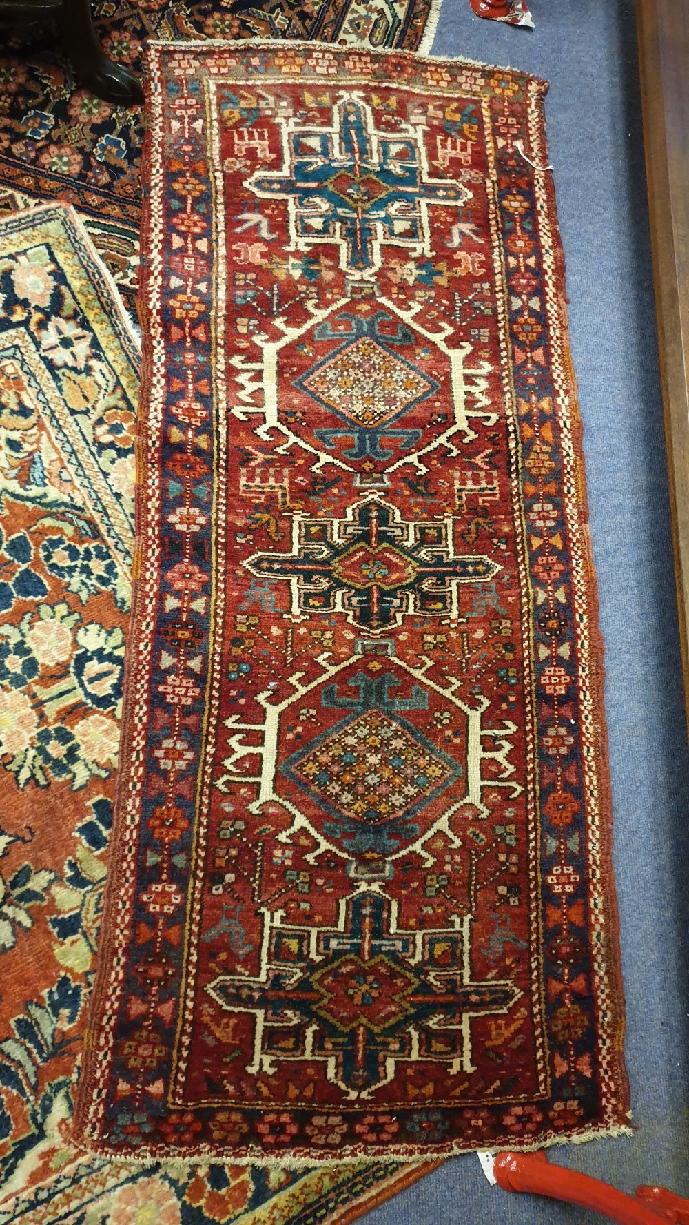 Neat Sized Persian Heriz Runner