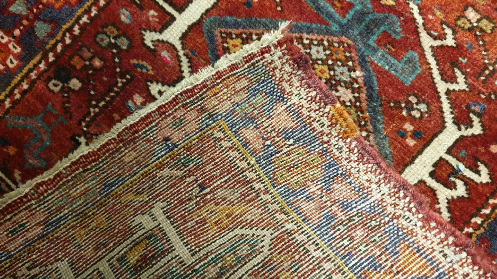 Neat Sized Persian Heriz Runner View IV