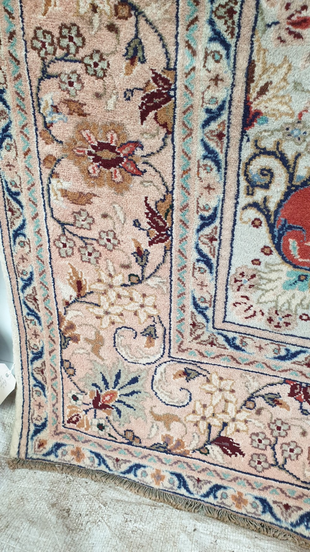 Beautiful Period Kashan Rug c1900 View V