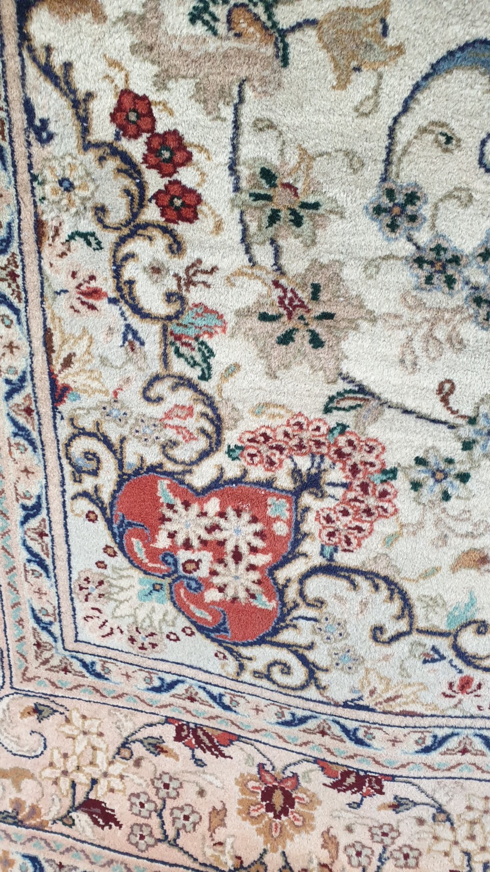Beautiful Period Kashan Rug c1900 View VI