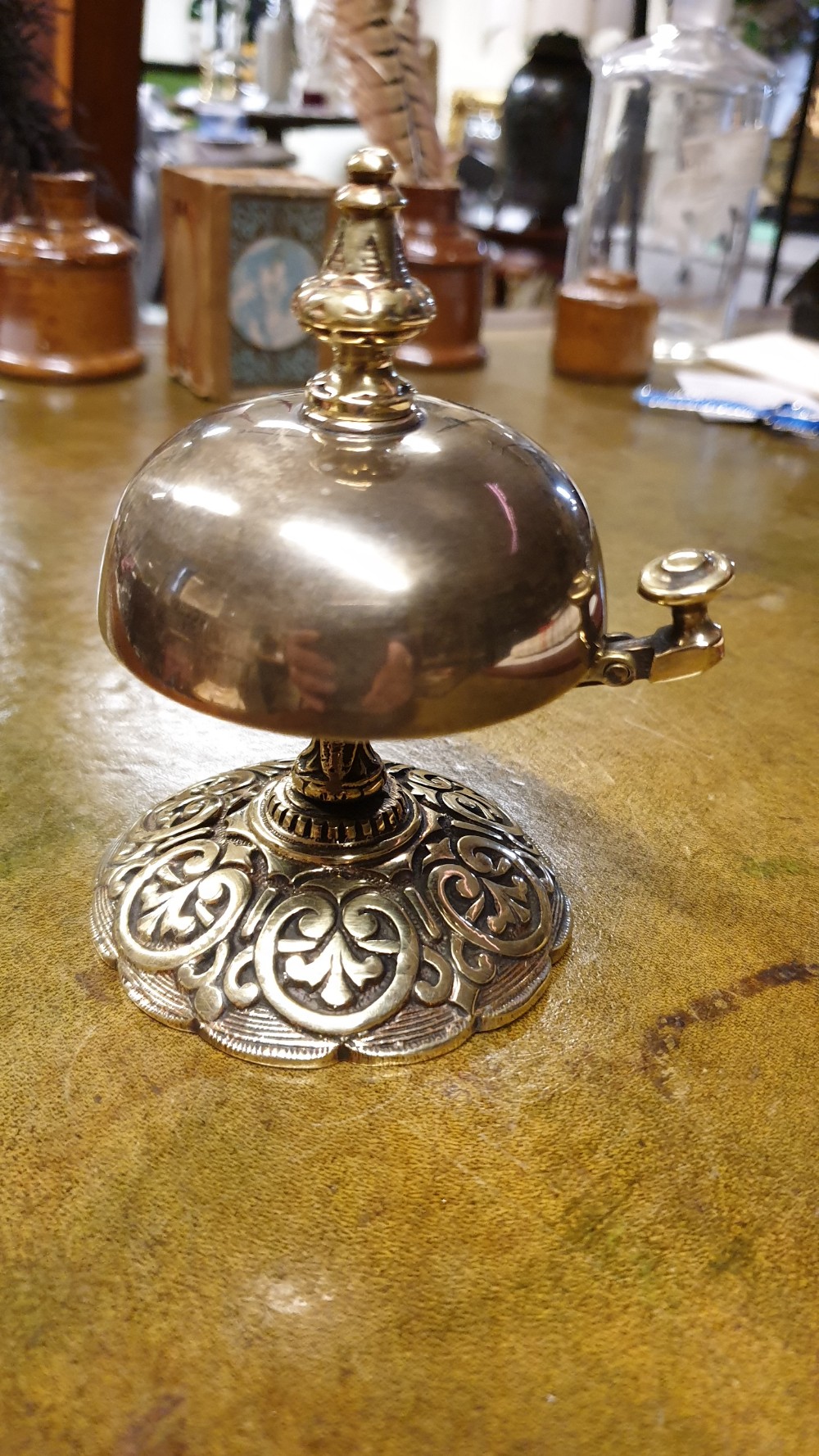 Late Victorian Brass Desk Bell View II