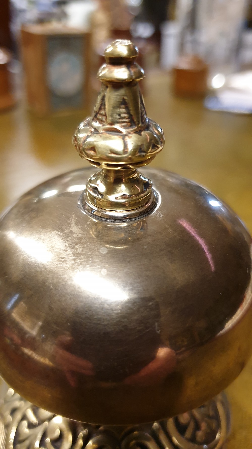 Late Victorian Brass Desk Bell View III