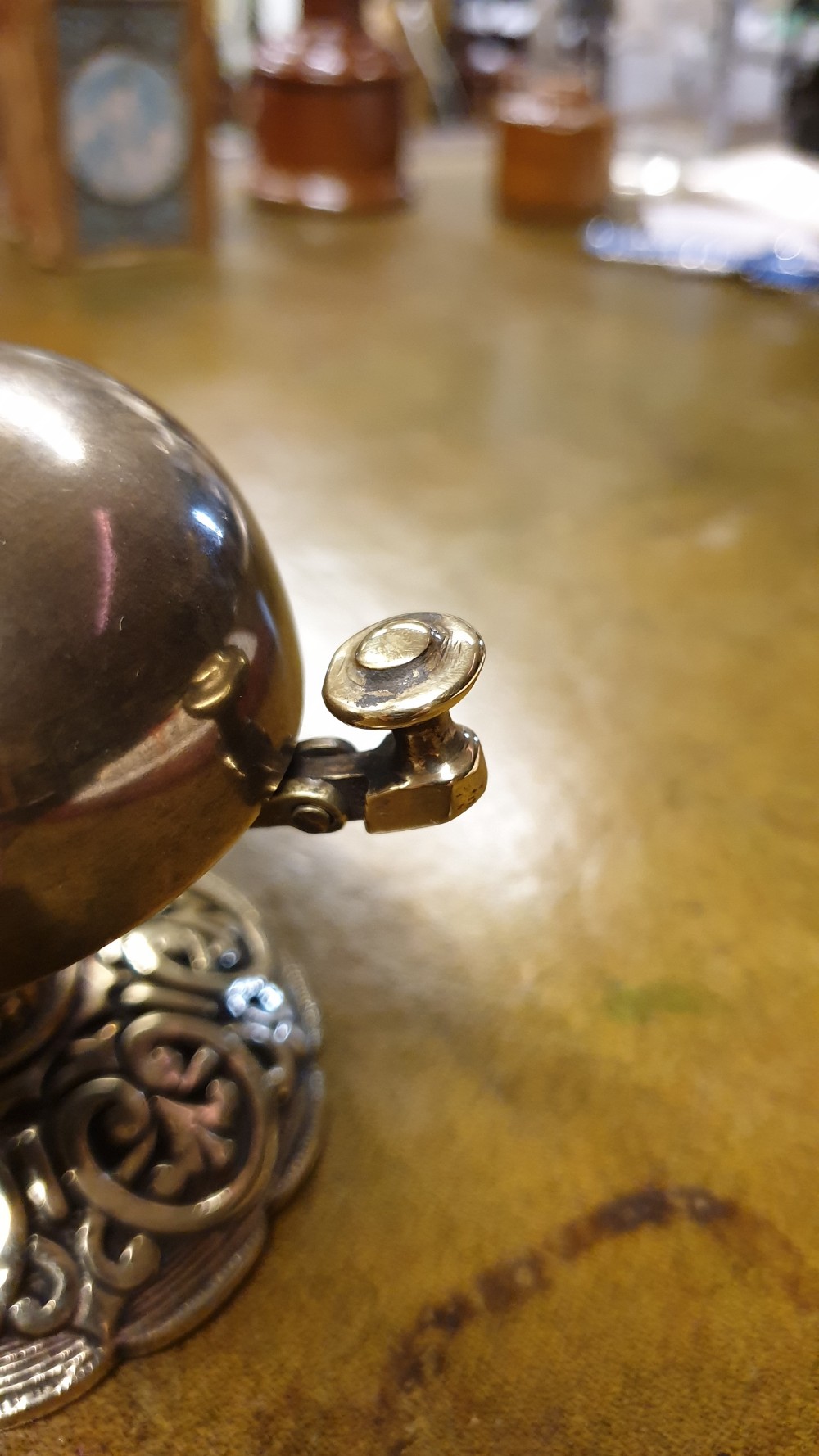 Late Victorian Brass Desk Bell View IV